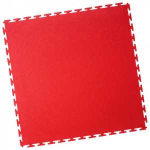 Pvc kliktegel industrie 7 mm rood